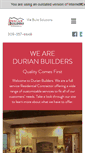 Mobile Screenshot of durianbuilders.com